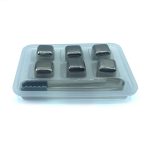 یخ فلزی مکعبی استیل مجموعه 6 عددی کد 310002