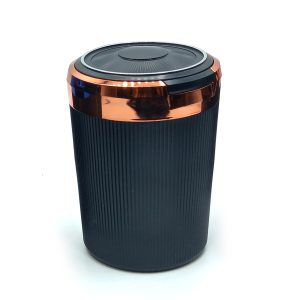 زیر سیگاری ماشینی کروم چراغ دار رزگلد کد 06