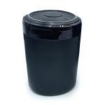 زیر سیگاری ماشینی کروم چراغ دار مشکی کد 06