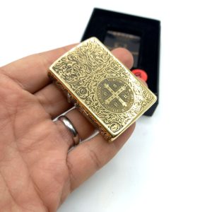 فندک بنزینی زورو طلایی طرح کنستانتین کد 130017