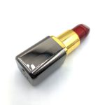 فندک فانتزی مدل رژ لب طوسی کد 110019