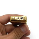 فندک گازی اتمی روکش چرم مخصوص پیپ