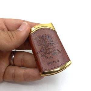 فندک گازی اتمی روکش چرم