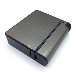 قوطی سیگار مدل فندک دار مشکی کد 210025