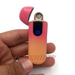 فندک الکتریکی شارژی مدل المنتی رنگ نارنجی کد140014