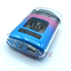 فندک الکتریکی شارژی مدل پلاسما رنگ آبی صورتی کد 140023