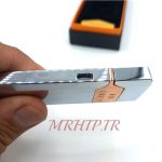 فندک الکتریکی شارژی مدل پلاسما رنگ نقره ای کد 140025