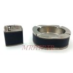 ست فندک و زیرسیگاری مدل چرم کد 220021