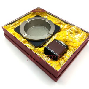 ست فندک و زیرسیگاری مدل چرم کد 220022