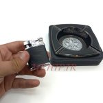 ست فندک و زیرسیگاری مدل چرم کد 220024