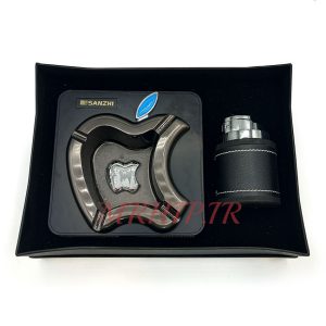 ست فندک و زیرسیگاری مدل چرم کد 220026