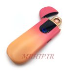 فندک الکتریکی شارژی مدل المنتی رنگ نارنجی کد140014