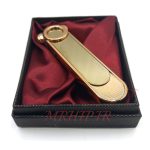 فندک الکتریکی شارژی مدل المنتی رنگ طلایی مسی کد140019