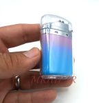 فندک الکتریکی شارژی مدل پلاسما رنگ آبی صورتی کد 140023