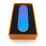 فندک الکتریکی شارژی مدل المنتی رنگ ابی کد 140030