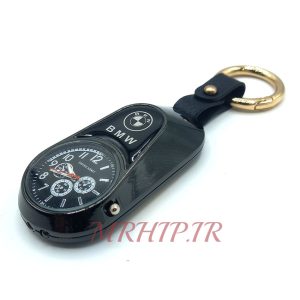 فندک ساعت الکتریکی شارژِی مدل المنتی رنگ مشکی کد 140035