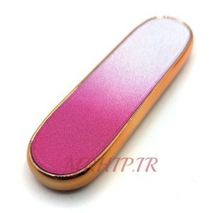 فندک الکتریکی شارژ ی مدل المنتی رنگ صورتی سفید کد 140029