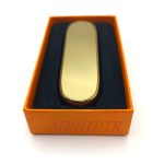 فندک الکتریکی شارژ ی مدل المنتی رنگ طلایی