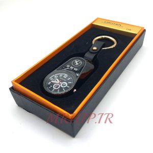 فندک ساعت الکتریکی شارژِی مدل المنتی رنگ مشکی کد 140035