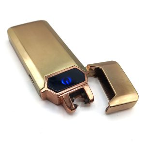 فندک الکتریکی شارژی مدل پلاسما رنگ طلایی کد 140026