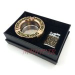 ست فندک و زیرسیگاری مدل مشکی طلایی کد 220019