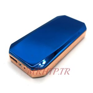 فندک الکتریکی شارژی مدل المنتی آبی کد 140055