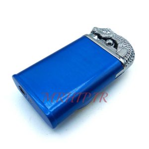 فندک گازی اتمی طرح ساعت رنگ آبی کد120246