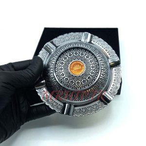 زیرسیگاری مدل زورو نقره ای کد 220030