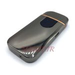 فندک الکتریکی شارژی مدل المنتی نقره ای کد 140096