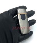 فندک الکتریکی شارژی مدل المنتی نقره ای کد 140096