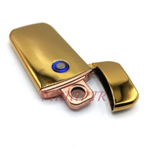 فندک الکتریکی شارژی مدل المنتی طلایی کد 140099