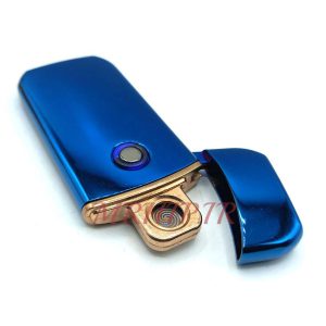 فندک الکتریکی شارژی مدل المنتی آبی کد140100