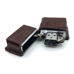 ست جاسیگاری ، فندک و کیف پول چرم کد 210054