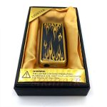 فندک گازی اتمی مدل لایتر طرح آتش کد12080