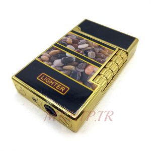 فندک گازی اتمی مدل لایتر طرح سنگ کدA12083