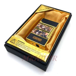 فندک گازی اتمی مدل لایتر طرح سنگ کدA12083
