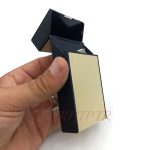 جاسیگاری فندک دار سیگار باریک بژ کد 210028