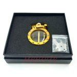 130029 فندک بنزینی طلایی مدل قفل کد