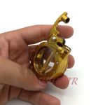 فندک بنزینی طلایی مدل قفل کد130029