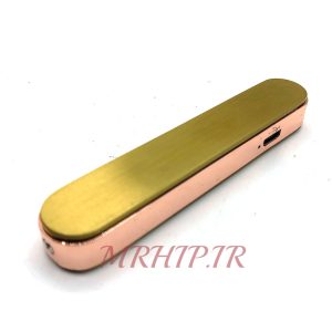 فندک الکتریکی شارژی مدل المنتی طرح سوهان طلایی کد140039