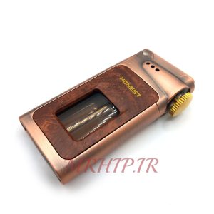 فندک بنزینی مسی قهوه ای کد 130033