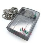 فندک بنزینی زورو رنگ نقره ای براق کد130036