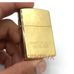 فندک بنزینی زورورنگ طلایی براق کد 130038