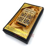 فندک گازی اتمی طرح مینیاتوری طلایی آبی کدA120197