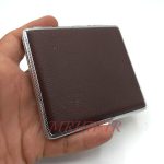 جاسیگاری چرم قهوه ای کد 210044