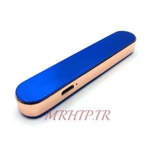 فندک الکتریکی شارژی مدل المنتی طرح سوهان آبی کد140040