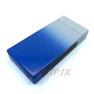 فندک الکتریکی شارژی مدل پلاسما دو رنگ آبی کد 140083