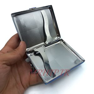 جاسیگاری استیل رنگ آبی کد 210048