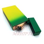 فندک الکتریکی شارژی مدل پلاسما دورنگ سبز کد 140085