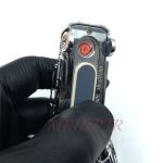 فندک الکتریکی شارژی مدل المنتی طرح پاترول نقره ای کد 110063